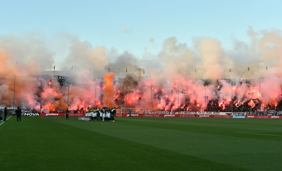 SUPERLEAGUE 2022-2023 / PLAY OFF / ΠΑΟΚ - ΑΕΚ (ΑΝΤΩΝΗΣ ΝΙΚΟΛΟΠΟΥΛΟΣ / EUROKINISSI)