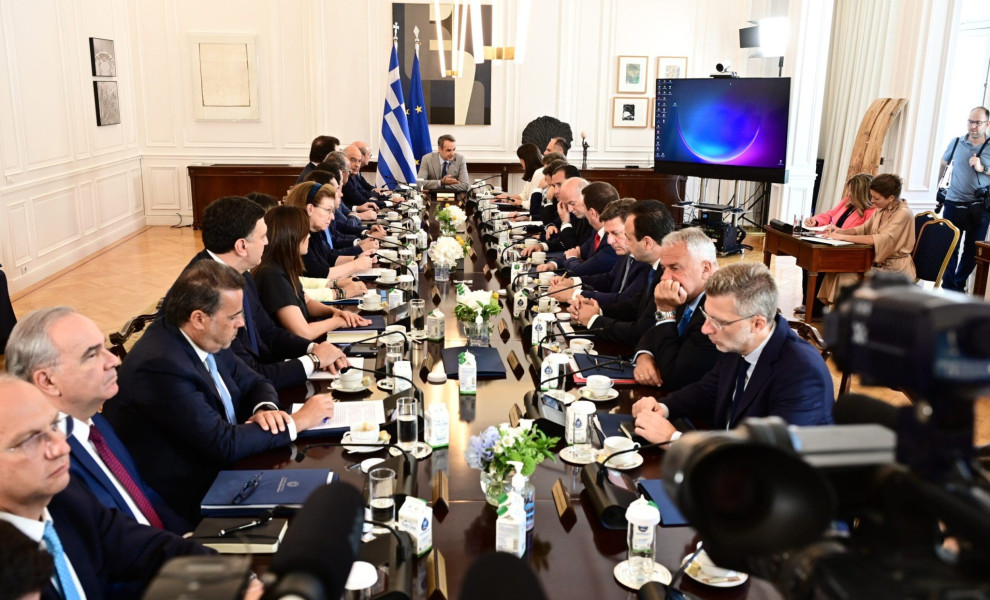 Συνεδρίαση του Υπουργικού Συμβουλίου, Τρίτη 25 Ιουλίου 2023. 
(ΜΙΧΑΛΗΣ ΚΑΡΑΓΙΑΝΝΗΣ/EUROKINISSI)