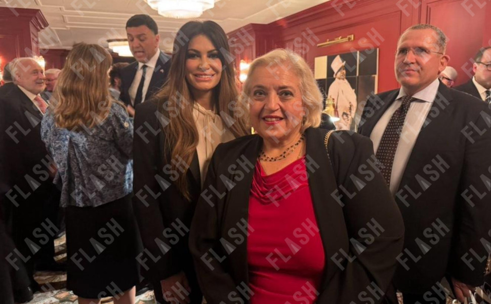 Η Κίμπερλι Γκίλφοϊλ με την Αλεξάνδρα Παπαδοπούλου (Φωτ.: Δημήτρης Σουλτογιάννης / flash.gr)