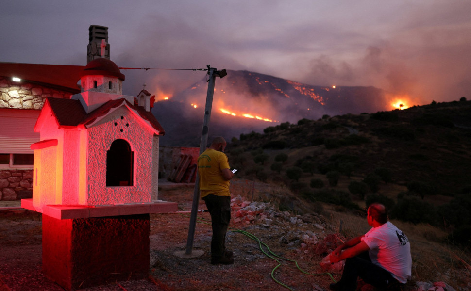 Φωτιά στην Κερατέα / Φωτ. αρχείου Reuters