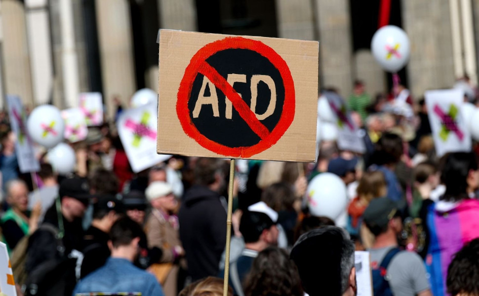 Στιγμιότυπο από παλαιότερη διαδήλωση κατά του AfD/Φωτ. αρχείου ΑΠΕ-ΜΠΕ