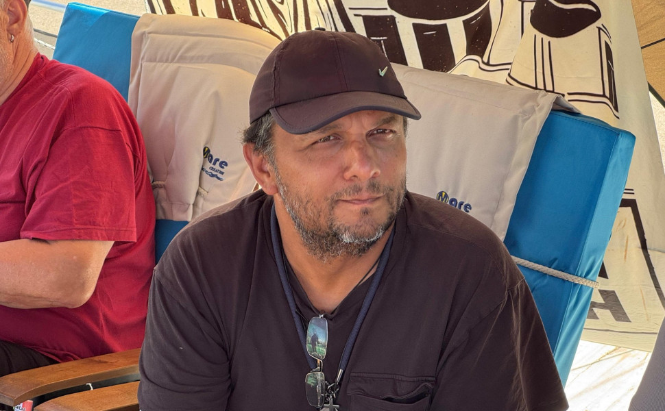 Ο απεργός πείνας Πάνος Ρούτσι/Flash.gr/Γιάννης Κέμμος