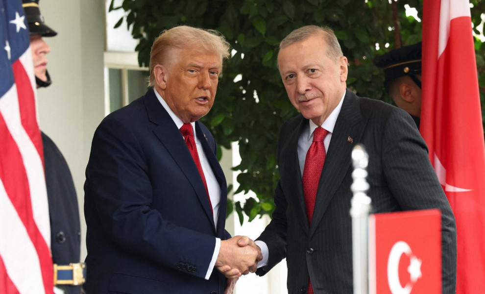 Ο Ντόναλντ Τραμπ και ο ρετζέπ Ταγίπ Ερντογάν στον Λευκό Οίκο / Reuters
