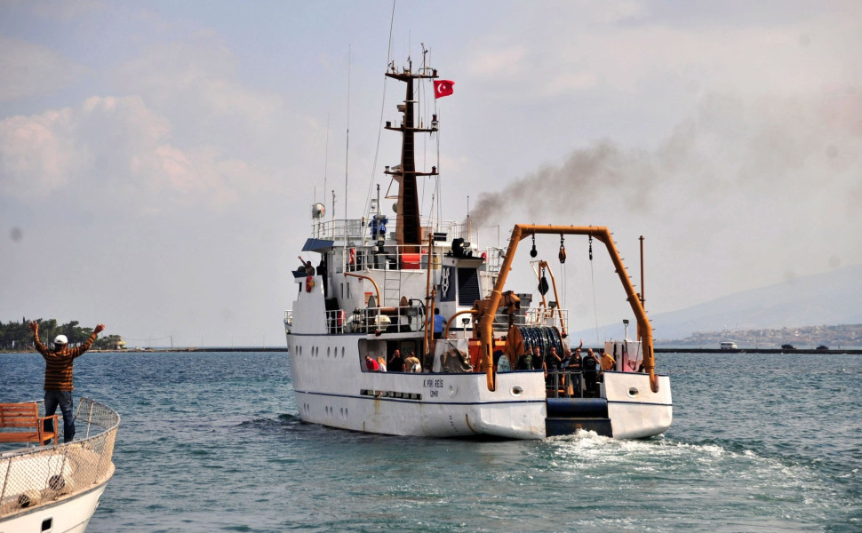 Το «Πίρι Ρέις» φωτο: ΑΠΕ-ΜΠΕ/EPA/MEHMET OZDOGRU/ANATOLIAN AGENCY TURKEY OUT Το «Πίρι Ρέις» φωτο: ΑΠΕ-ΜΠΕ/EPA/MEHMET OZDOGRU/ANATOLIAN AGENCY TURKEY OUT