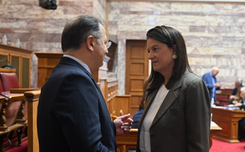 Η Νίκη Κεραμέως στη Βουλή για το εργασιακό νομοσχέδιο / Eurokinissi