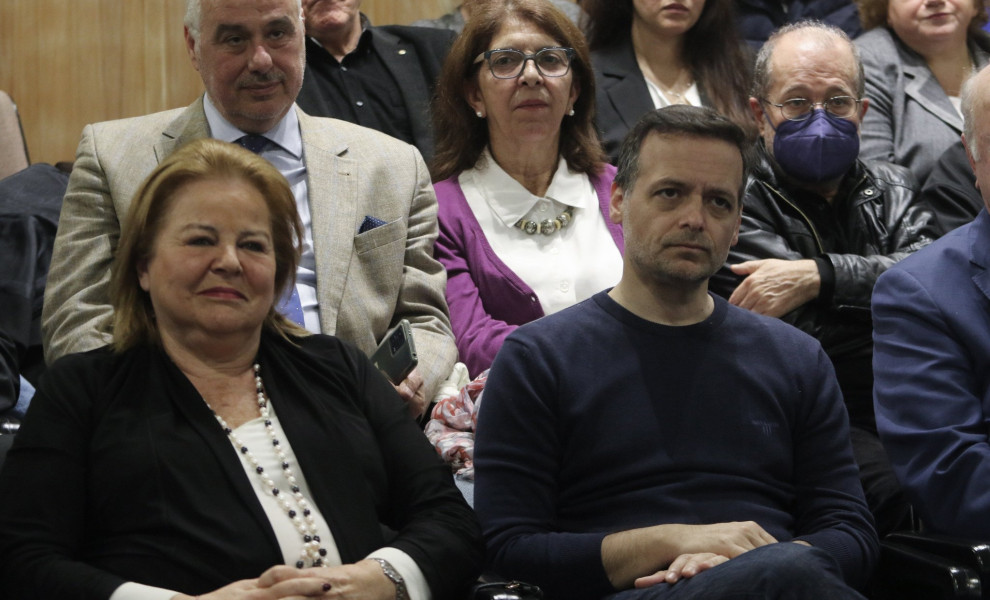 Λούκα Κατσέλη και Χάρης Δούκας (φωτο αρχείου: Eurokinissi)