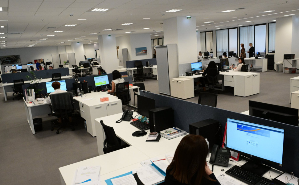 Εικόνα από το νέο κτήριο της ΑΑΔΕ (φωτο: Eurokinissi) Εικόνα από το νέο κτήριο της ΑΑΔΕ (φωτο: Eurokinissi)