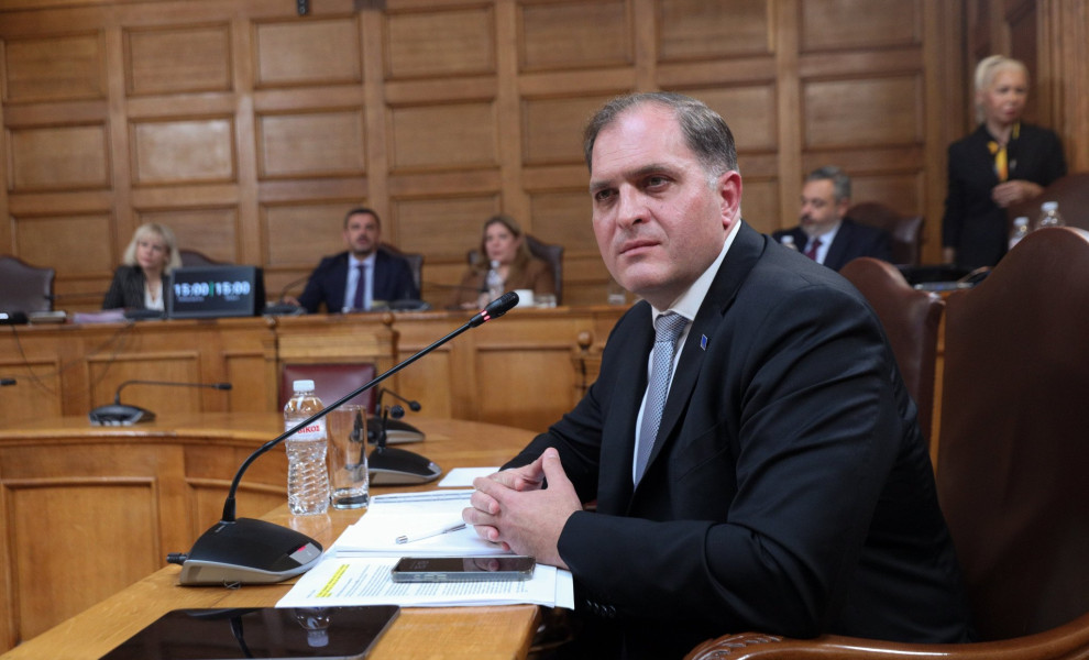 Ο Γιώργος Πιτσιλής στην εξεταστική για τον ΟΠΕΚΕΠΕ (φωτο: Eurokinissi)