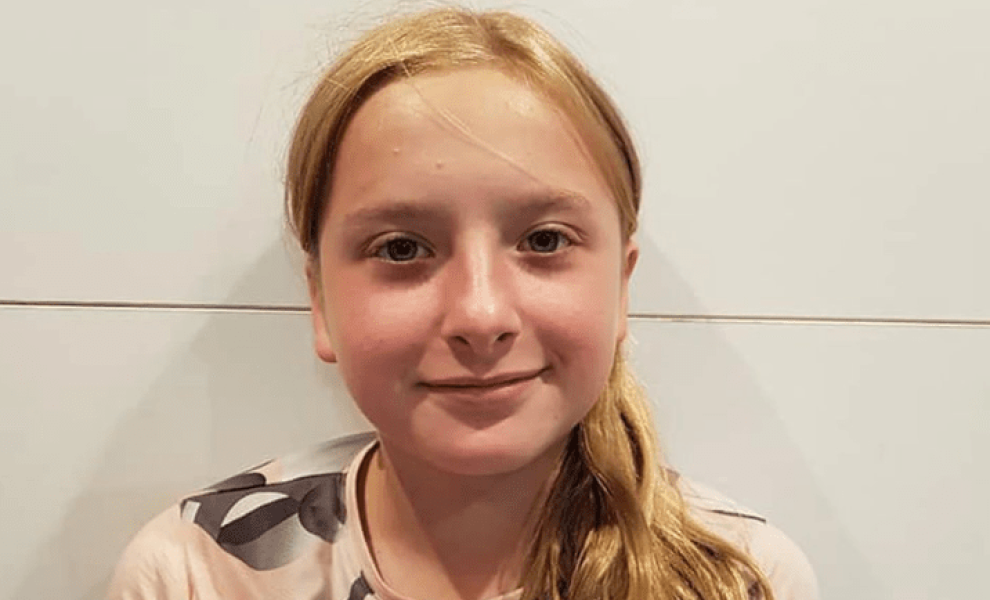 Η 12χρονη Λόλα Νταβιέτ που φέρεται να βρήκε φριχτό θάνατο από τα χέρια της 27χρονης Ντάμπια Μπενκιρέντ στη Γαλλία. Φωτό: X/Twitter