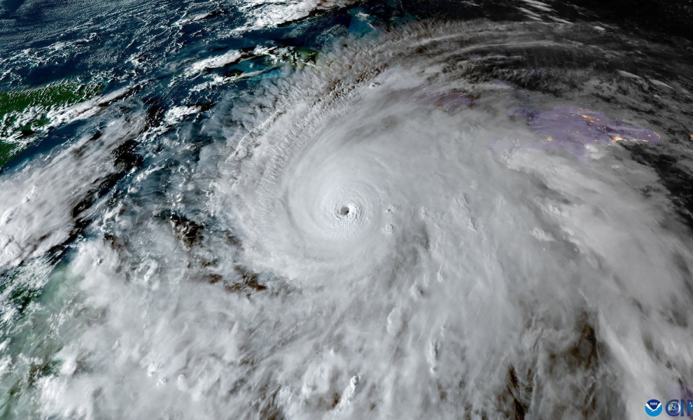 Ο κυκλώνας Melissa όπως φαίνεται από το ΔιάστημαΦωτ.: Reuters