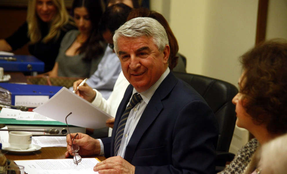 Ο ΠΡΟΕΔΡΟΣ ΤΗΣ ΕΠΙΤΡΟΠΗΣ ΘΑΝΑΣΗΣ ΜΠΟΥΡΑΣ.(ΦΩΤΟ: EUROKINISSI-ΓΙΩΡΓΟΣ ΚΟΝΤΑΡΙΝΗΣ)