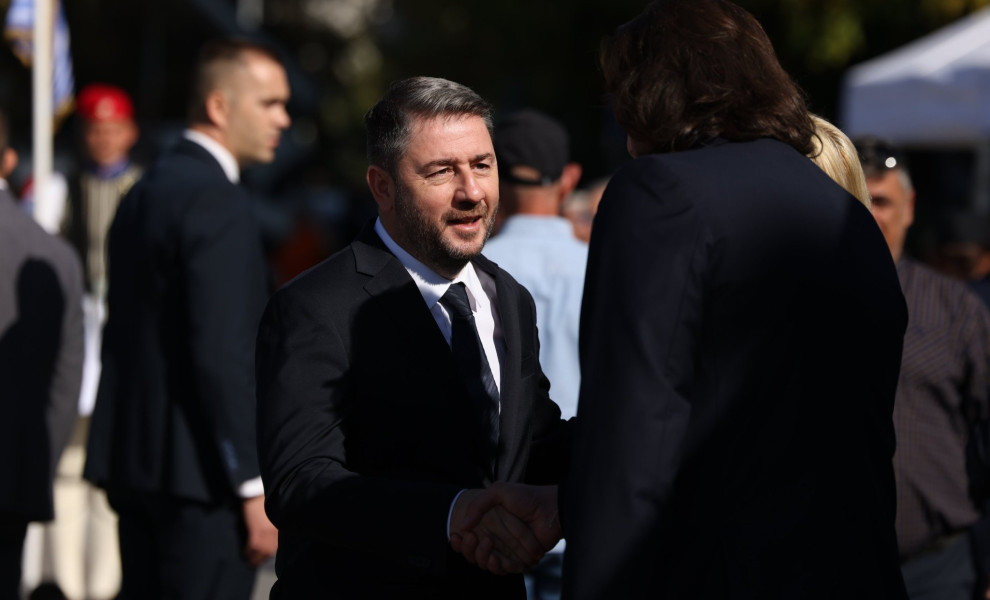 Ο Νίκος Ανδρουλάκης στη Θεσσαλονίκη για τη στρατιωτική παρέλαση / Intime