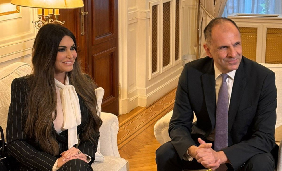 Η νέα πρέσβης των ΗΠΑ με τον υπουργό Εξωτερικών / Φωτογραφία Δημήτρης Κρικέλας flash.gr