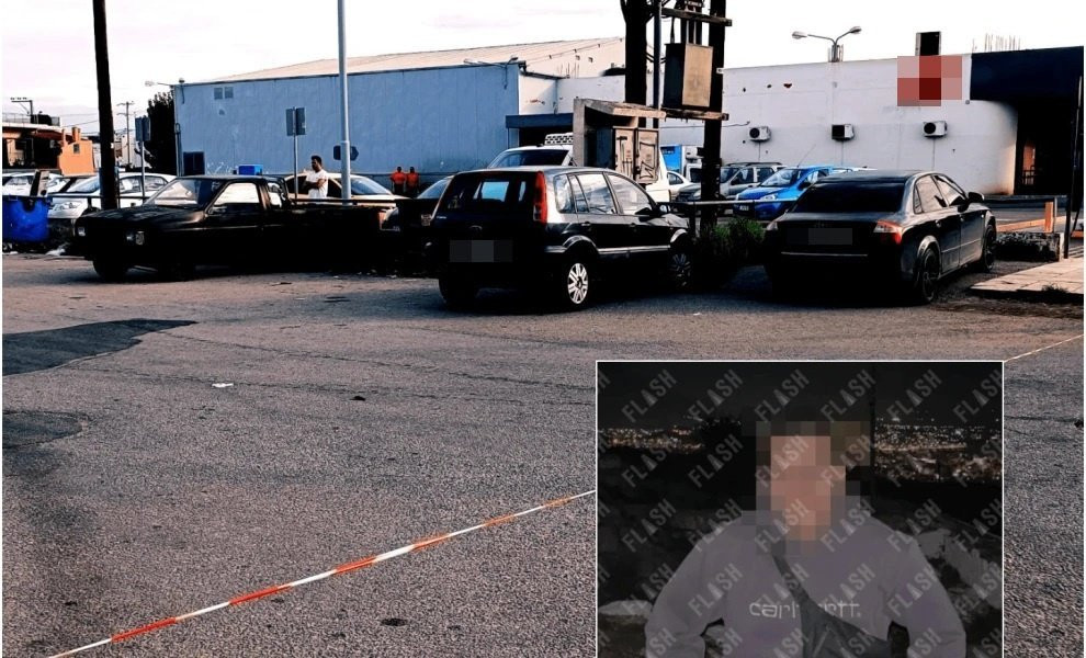 Ο τόπος της συμπλοκής όπου μαχαιρώθηκε θανάσιμα ο 20χρονος (φωτογραφία: Eurokinissi)