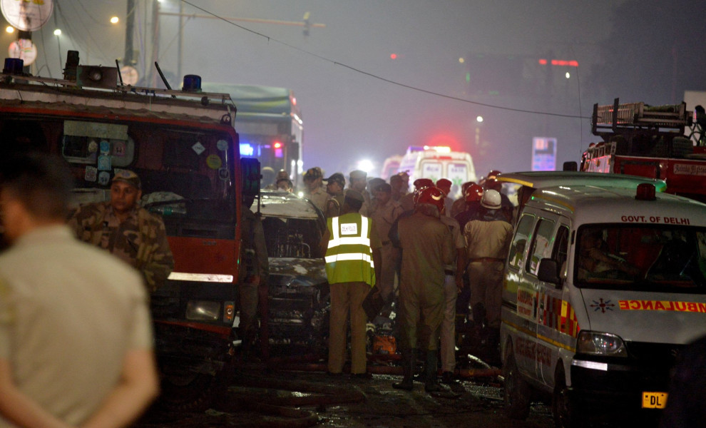 Έκρηξη κοντά στο Κόκκινο Φρούριο στο Νέο Δελχί στην Ινδία  / Reuters