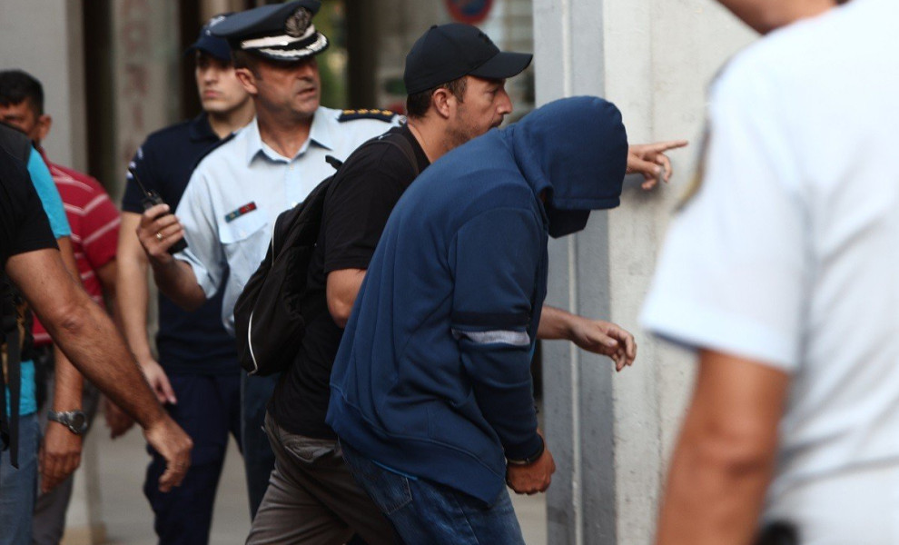 Δικαστήρια Πειραιά. Απολογία του καπετάνιου και των μελών του πληρώματος του "BLUE HORIZON" για τον θάνατο του 36χρονου Αντώνη Καργιώτη. Σάββατο 9 Σεπτεμριου 2023 (ΒΑΣΙΛΗΣ ΡΕΜΠΑΠΗΣ / EUROKINISSI)