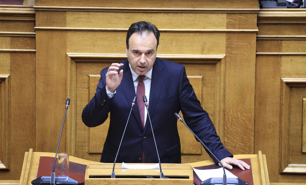 Ο Δ. ΠΑΠΑΣΤΕΡΓΙΟΥ ΣΤΗ ΣΥΖΗΤΗΣΗ ΣΤΗΝ ΟΛΟΜΕΛΕΙΑ ΤΗΣ ΒΟΥΛΗΣ ΤΟΥ ΝΟΜΟΣΧΕΔΙΟΥ ΤΟΥ ΥΠΟΥΡΓΕΙΟΥ ΨΗΦΙΑΚΗΣ ΔΙΑΚΥΒΕΡΝΗΣΗΣ  (ΦΩΤΟ: ΓΙΩΡΓΟΣ ΚΟΝΤΑΡΙΝΗΣ/EUROKINISSI)