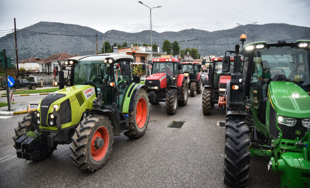 Μπλόκο αγροτών / Φωτ.: Eurokinissi