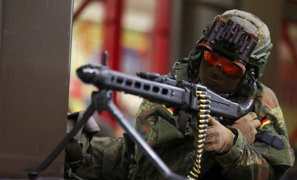 Γερμανός στρατιώτης σε άσκηση / Reuters