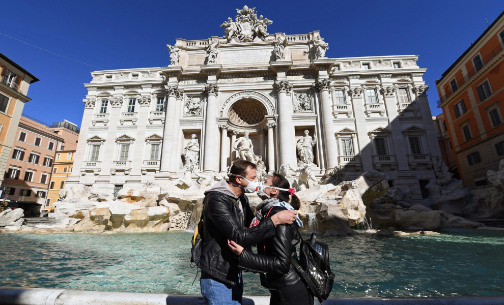 Το διάσημο σιντριβάνι Fontana di Trevi στη Ρώμη /Φωτογραφία αρχείου ΑΠΕ - EPA