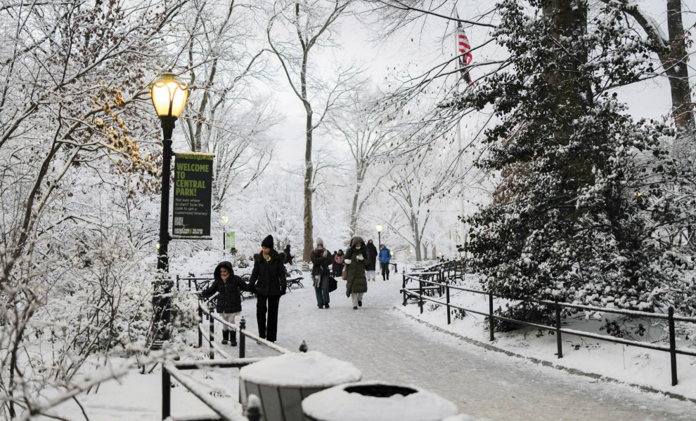 Χιόνια στη Νέα Υόρκη / Reuters