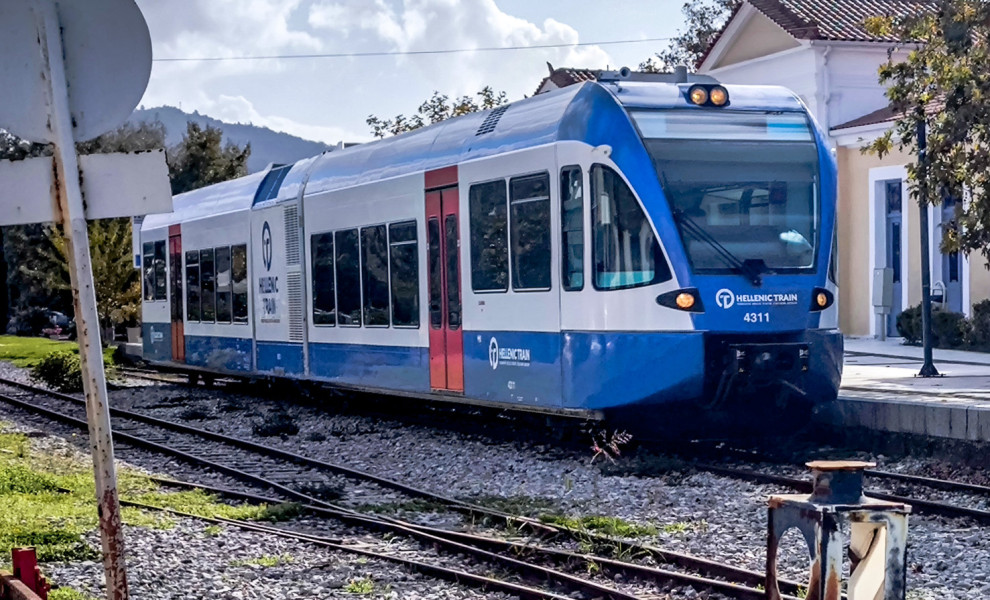 ΦΩΤΟ: HELLENIC TRAIN (ΓΙΩΡΓΟΣ ΚΟΝΤΑΡΙΝΗΣ/EUROKINISSI)