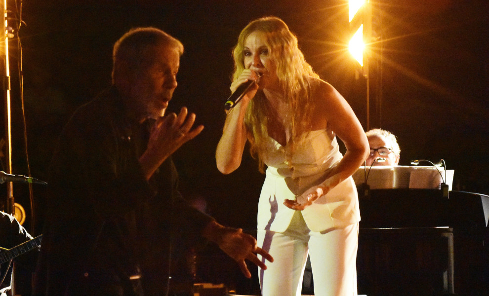 Σταυρος Ξαρχάκος και Ηρώ Σαΐα / Eurokinissi