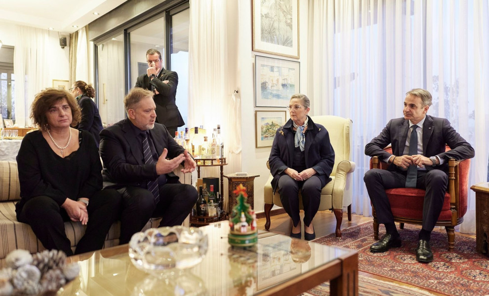 Φωτο: ΓΡΑΦΕΙΟ ΤΥΠΟΥ ΠΡΩΘΥΠΟΥΡΓΟΥ/ΔΗΜΗΤΡΗΣ ΠΑΠΑΜΗΤΣΟΣ