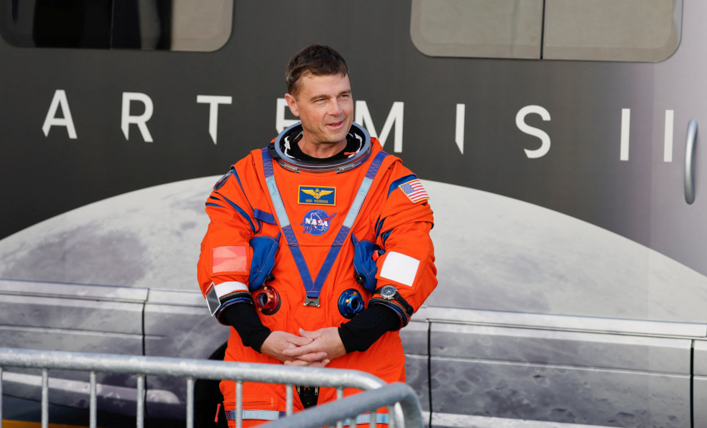 Το πλήρωμα του Artemis II, του πυραύλου νέας γενιάς της NASA για την Σελήνη Η εκτόξευση γύρω από τη Σελήνη και η επιστροφή έχουν προγραμματιστεί για τις 5 Φεβρουαρίου 2026 (ΦΩΤΟ: REUTERS/Joe Skipper)