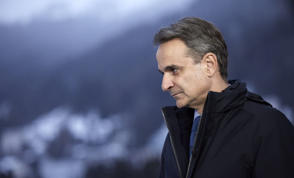 Ο Κυριάκος Μητσοτάκης στο Νταβός / Γραφείο Τύπου Πρωθυπουργού