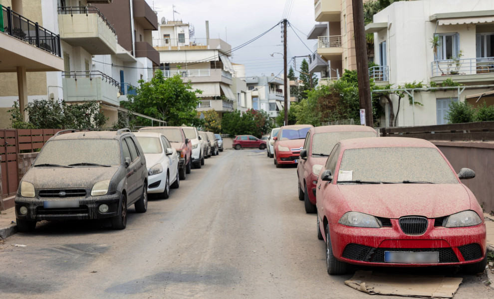 Λασποβροχή στο Ηράκλειο Κρήτης/Φωτό αρχείου Eurokinissi