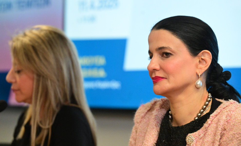 Η Μαρία Γρατσία με τη Μαρία Καρυστιανού / Eurokinissi