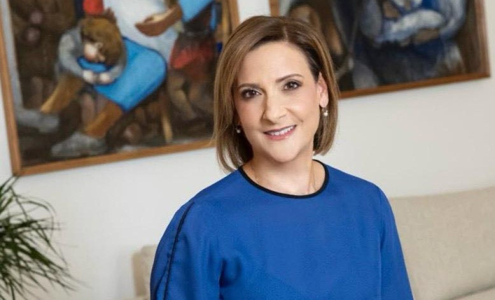 Η Φιλίππα Καρσερά - Χριστοδουλίδη (φωτο: Facebook)