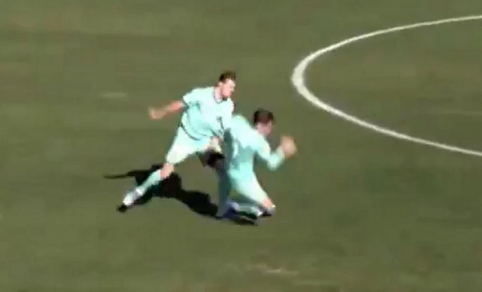 Η επίθεση του Μπέρενς στον Κούτσια. Printscreen.