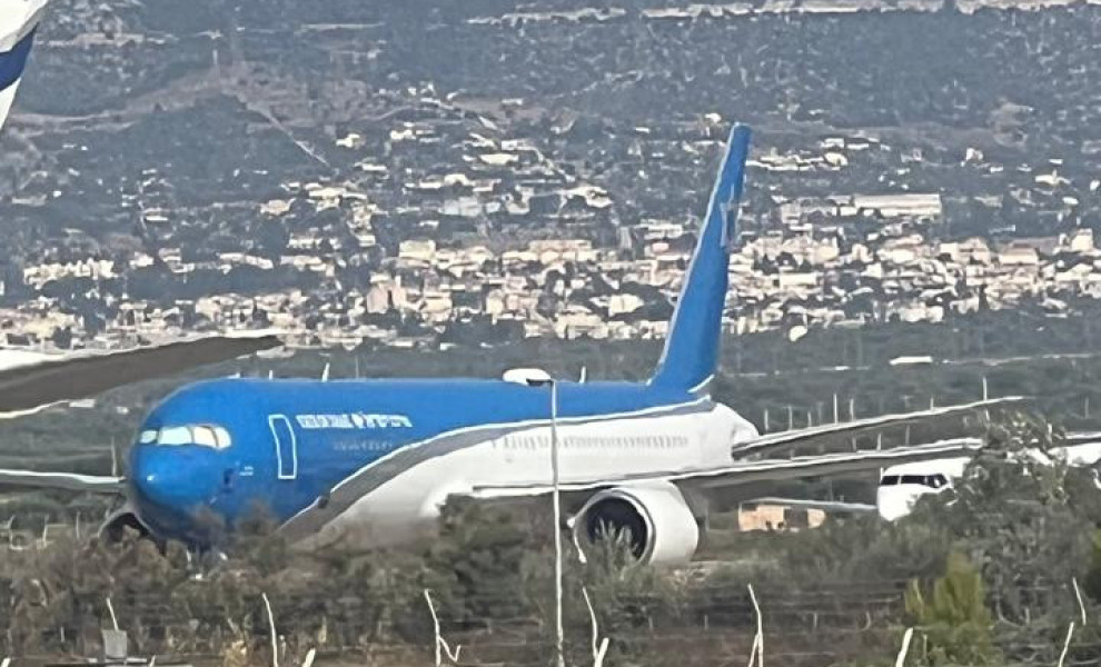 Το Wing of Zion τον Ιούνιο του 2025 στο αεροδρόμιο Ελ.Βενιζέλος/Flash.gr