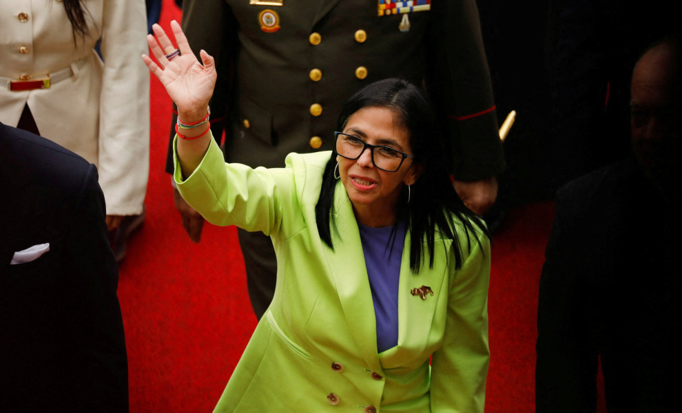 Η προσωρινή πρόεδρος της Βενεζουέλας, Ντέλσι Ροντρίγκεζ / Φωτ.: Reuters