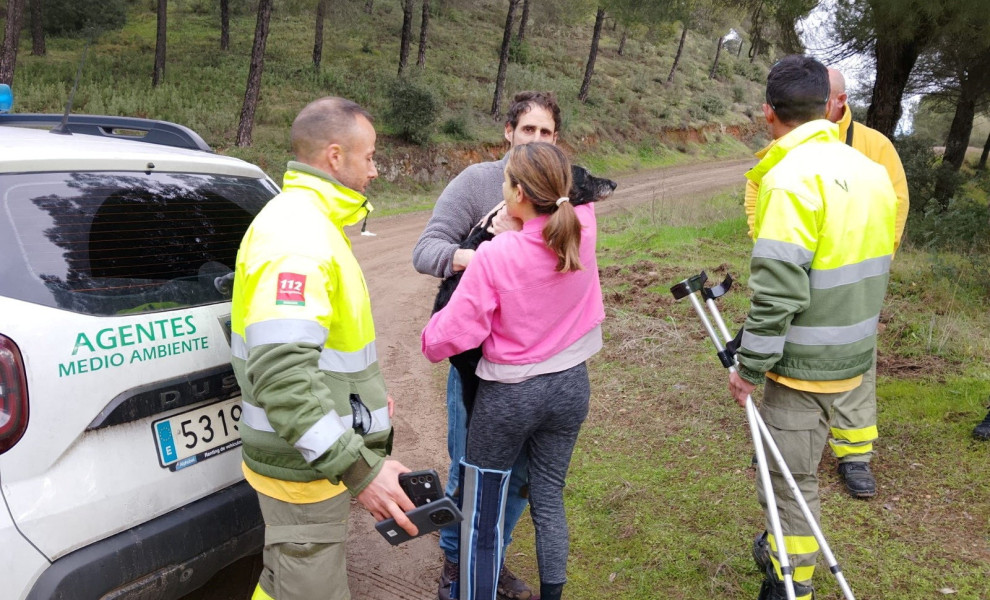 Ο σκύλος που βρέθηκε μετά το σιδηροδρομικό δυστύχημα στην Ισπανία / Reuters