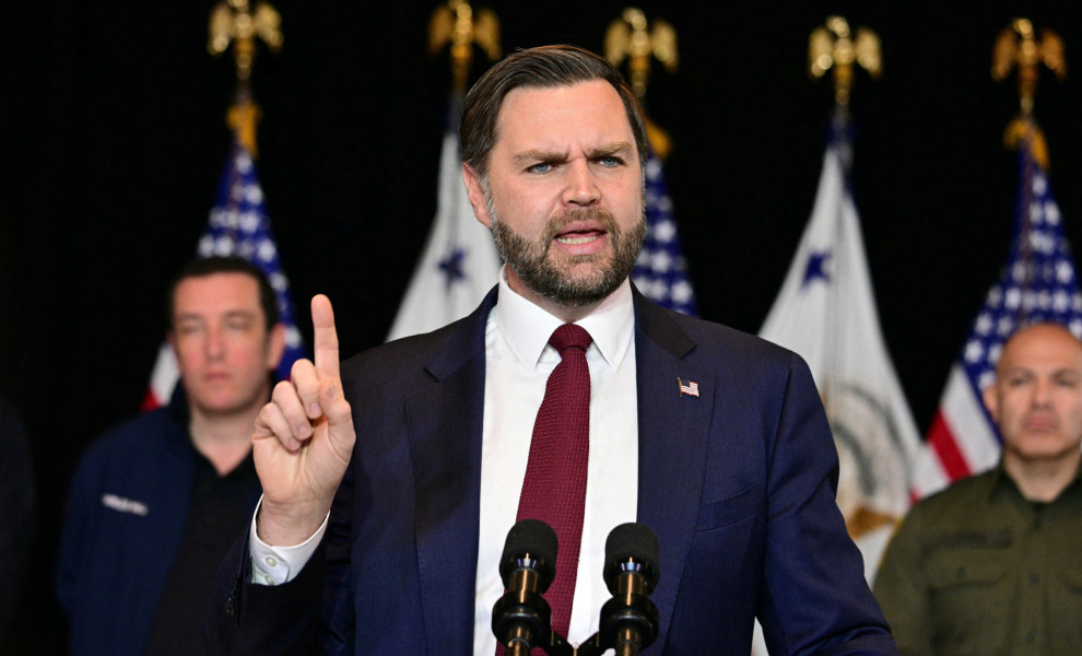 Ο Τζέι Ντι Βανς στη Μινεάπολη/Reuters