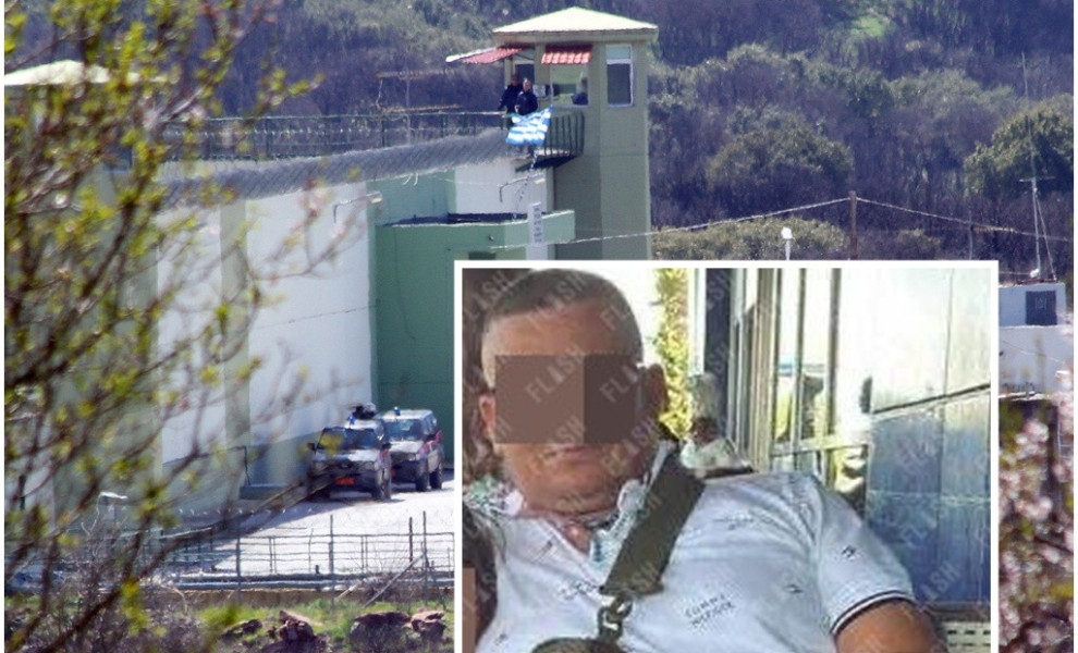 Εικόνα αρχείου από τις φυλακές Μαλανδρίνου στη Φωκίδα (φωτο: ΑΠΕ-ΜΠΕ/ΔΗΜΗΤΡΙΟΥ ΔΗΜΗΤΡΗΣ) - Στην ένθετη φωτο ο «Δήμος»