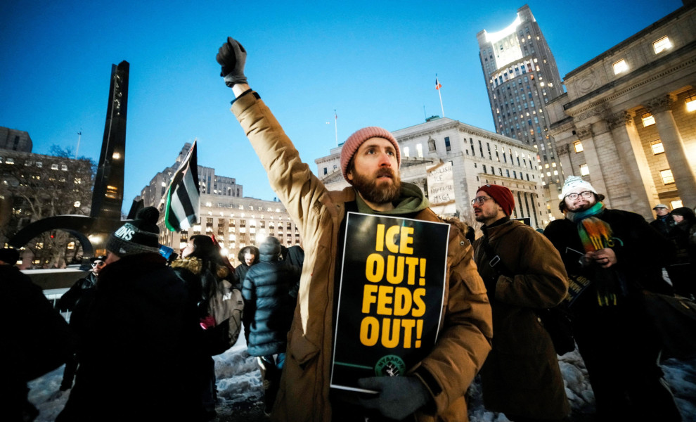 Διαμαρτυρία στη Νέα Υόρκη για τον θανάσιμο τραυματισμό του Άλεξ Πρέτι από πράκτορες της ICE/Reuters