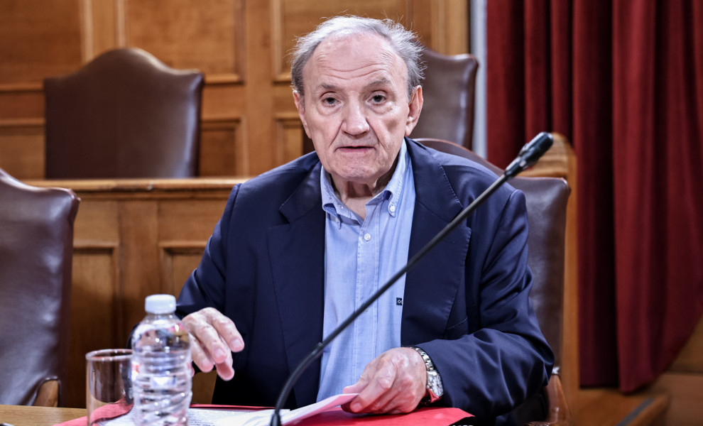 Ο Στέφανος Τζουμάκας στην εξεταστική του ΟΠΕΚΕΠΕ (Eurokinissi)