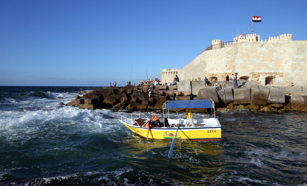 Το μέρος όπου κάποτε δέσποζε ο Φάρος της Αλεξάνδρειας / ΑΠΕ ΕΡΑ