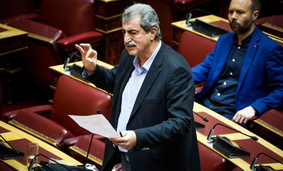 Ο Παύλος Πολάκης στη Βουλή / Eurokinissi