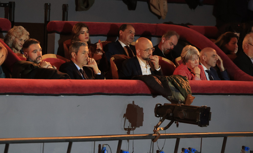 Φωτ. από την παρουσίαση της «Ιθάκης» στο θέατρο «Παλλάς»