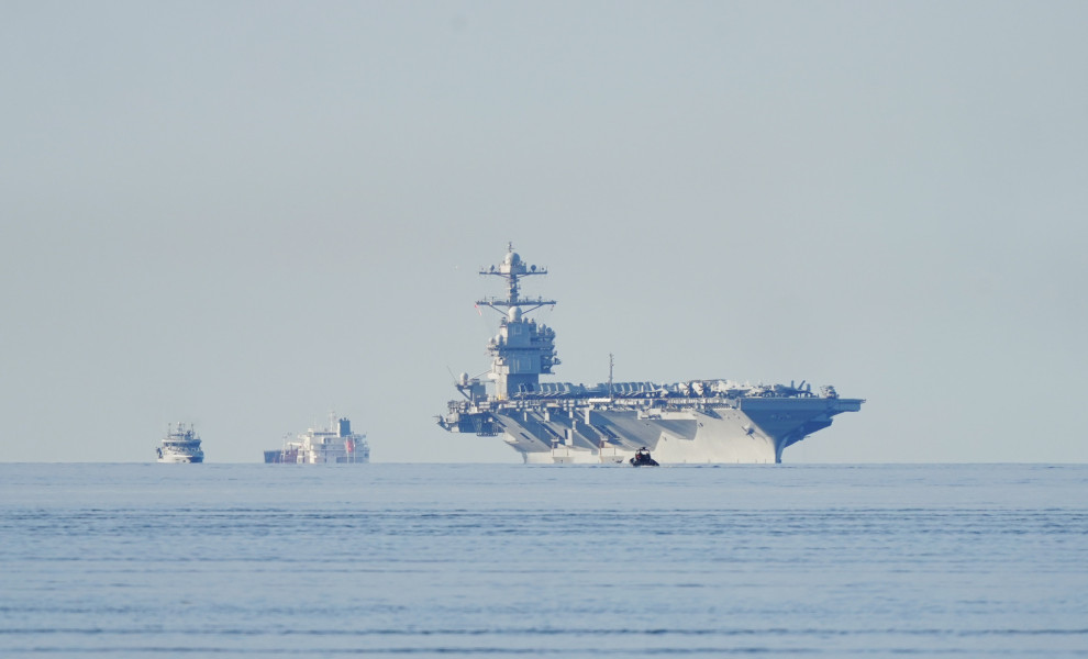 Το μεγαλύτερο αεροπλανοφόρο στον κόσμο, το USS Gerald R. Ford / Φωτογραφία αρχείου ΑΠΕ - EPA