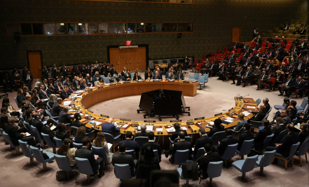 Στιγμιότυπο από το Συμβούλιο Ασφαλείας του ΟΗΕ / Φωτ.: Reuters