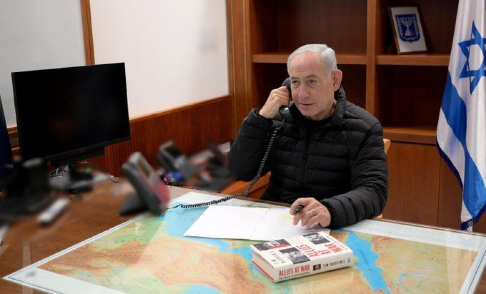 Ο Μπέντζαμιν Νετανιάχου συνομιλεί τηλεφωνικά με τον Ντόναλντ Τραμπ/Φωτ.: Πρωθυπουργικό Γραφείο Ισραήλ, X