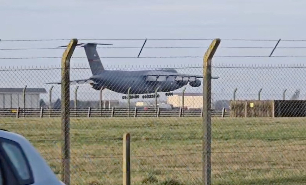 Αμερικανό πολεμικό αεροσκάφος. Φωτό: Reuters