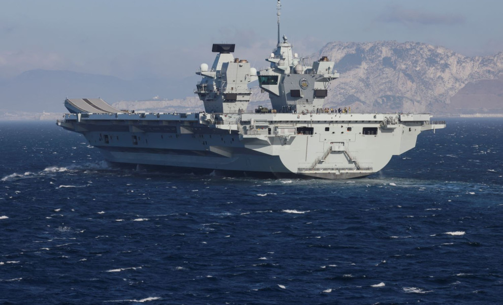 Το αεροπλανοφόρο HMS Prince of Wales του Βρετανικού Πολεμικού Ναυτικού/Φωτ. ΑΠΕ-ΜΠΕ
