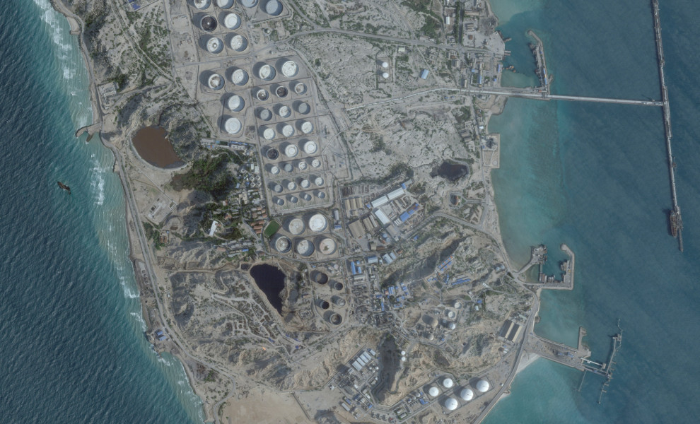 Το ιρανικό νησί Χαργκ στον Περσικό Κόλπο. Φωτό: Reuters